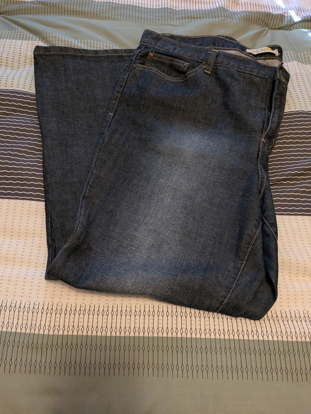 Fashion Bug Women's Dark Blue Boot Cut Jeans